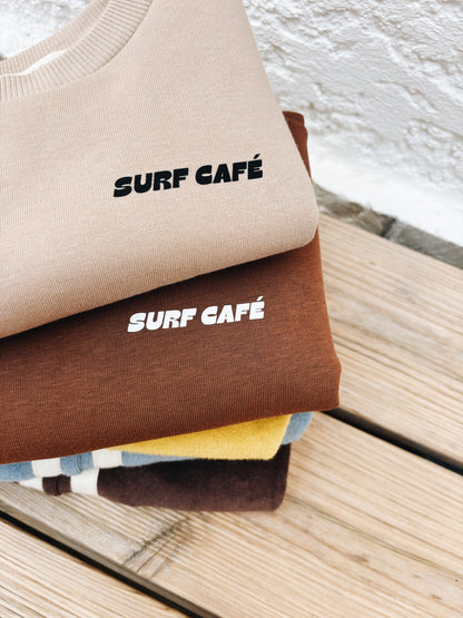 Sweat "Surf café" À Personnaliser - Beige Foncé