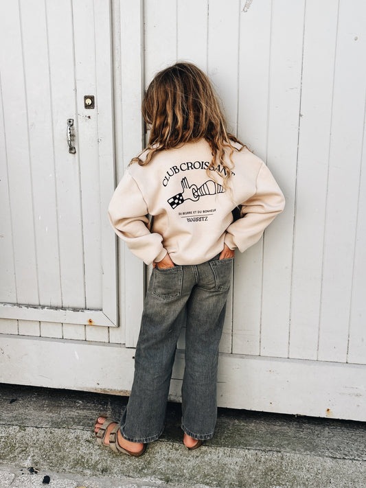 Sweat "Club croissant" À Personnaliser - Avoine