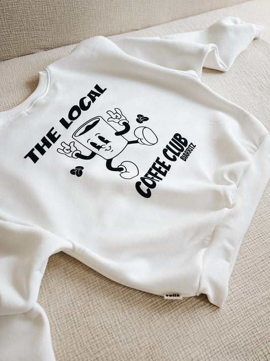 Sweat Femme "The coffee club" À Personnaliser