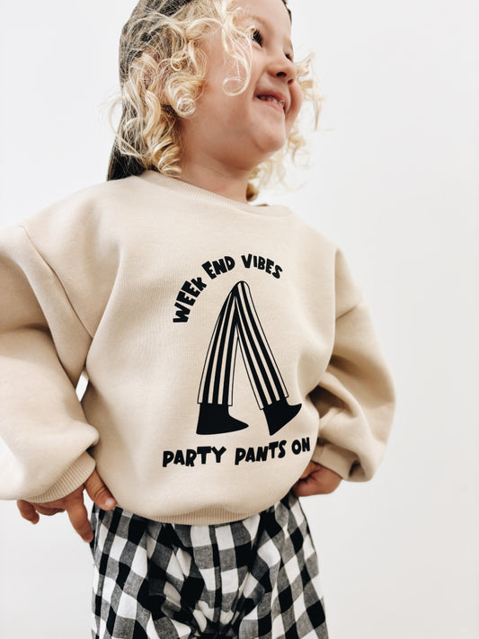 Sweat "Party pants" - Avoine