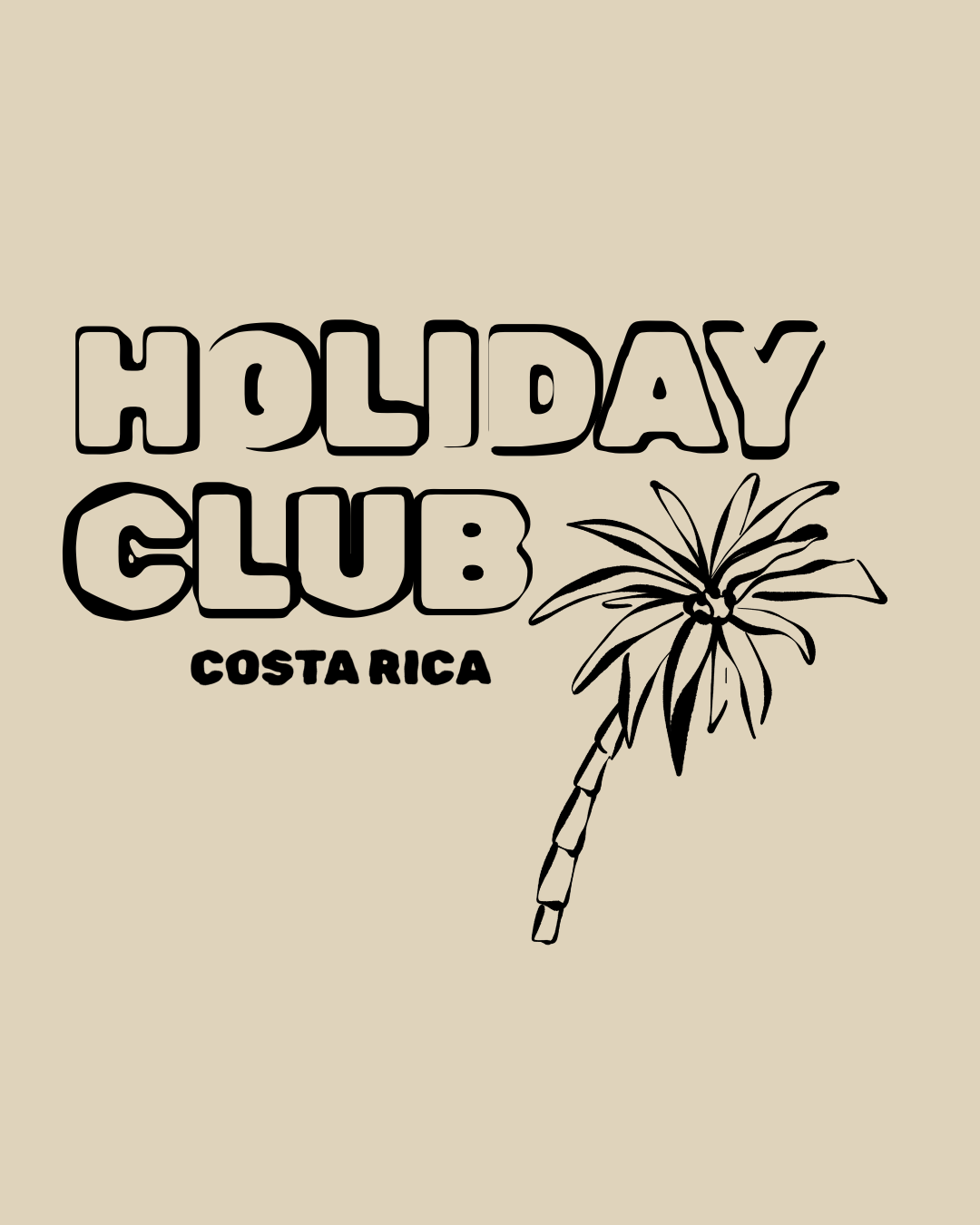 Sweat Adulte "Holiday Club" À Personnaliser