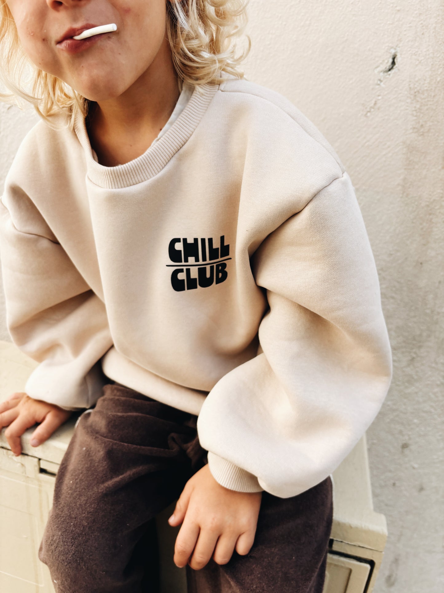 Sweat "Chill Club" À Personnaliser - Avoine