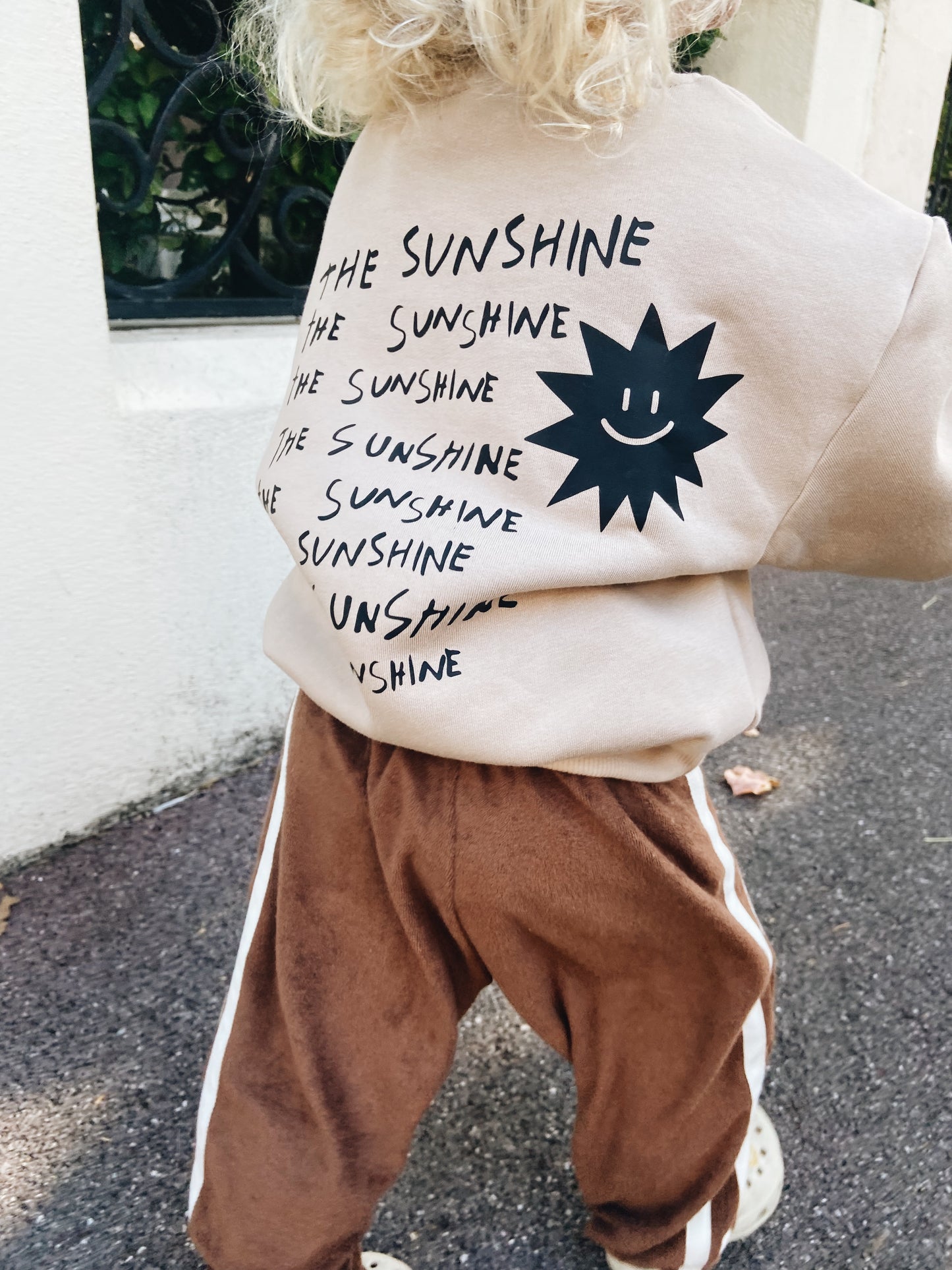 Sweat "The Sunshine" - Beige Foncé