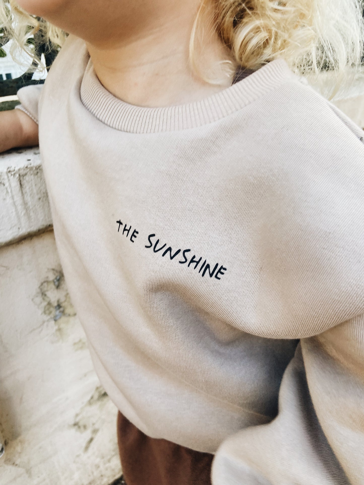 Sweat "The Sunshine" - Beige Foncé