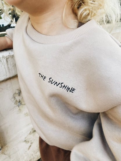 Sweat "The Sunshine" - Beige Foncé