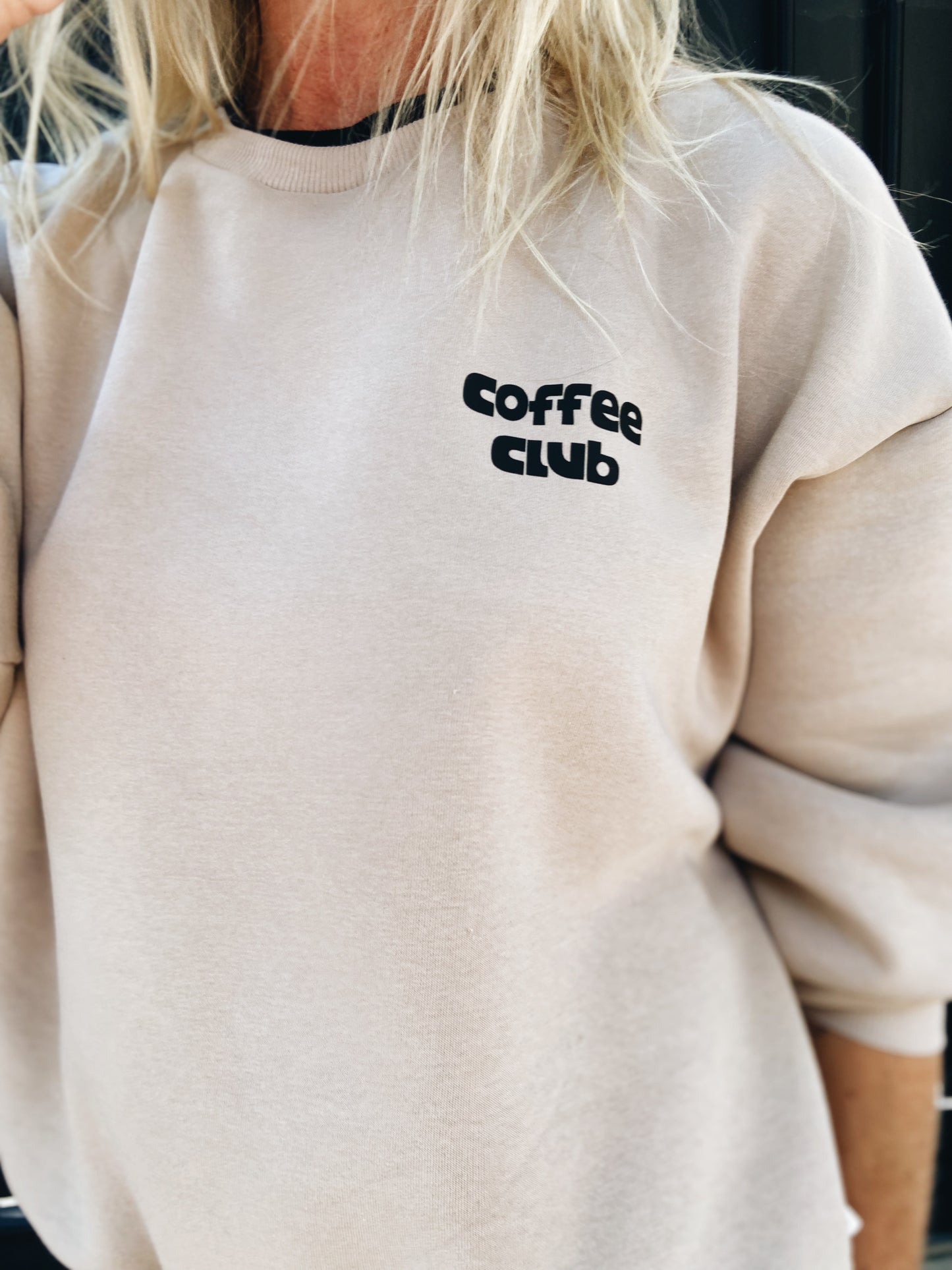 Sweat Adulte "Coffee Club" À Personnaliser