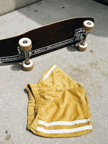 Short Éponge À Double Bande - Jaune