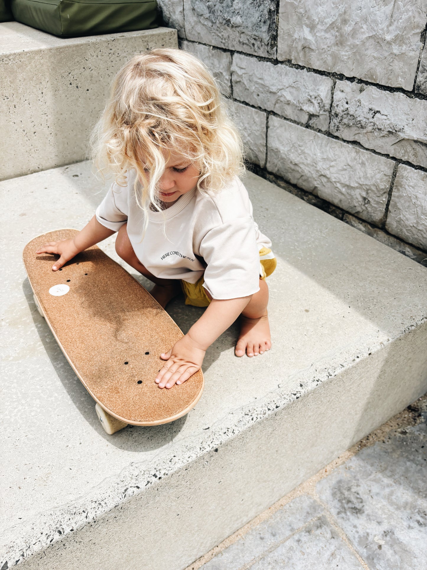 T-Shirt Oversize "Here comes the sun" - Avoine
