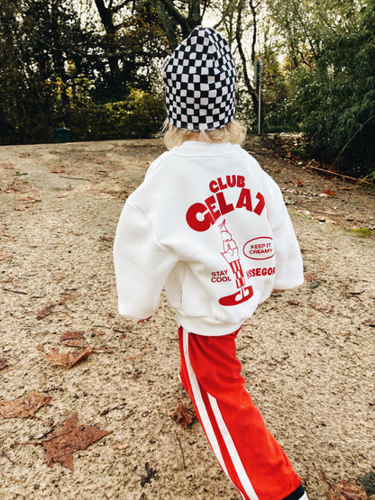 Sweat "Club Gelato" À Personnaliser - Ecru