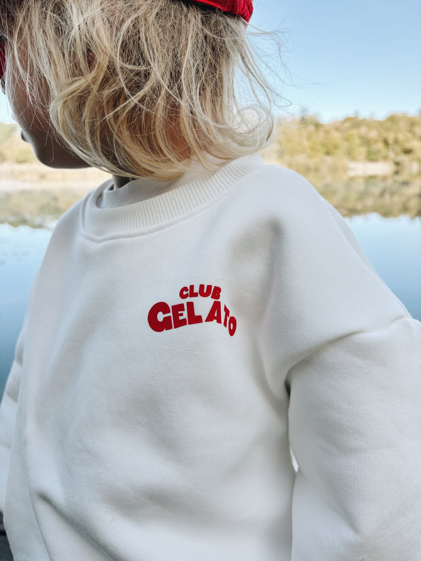 Sweat "Club Gelato" À Personnaliser - Ecru