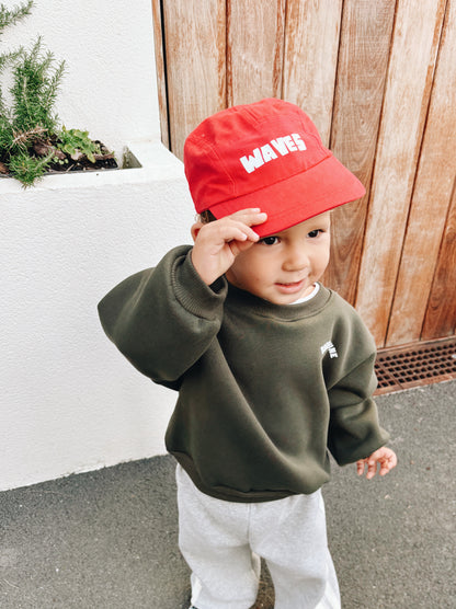 Casquette "Waves" Rouge