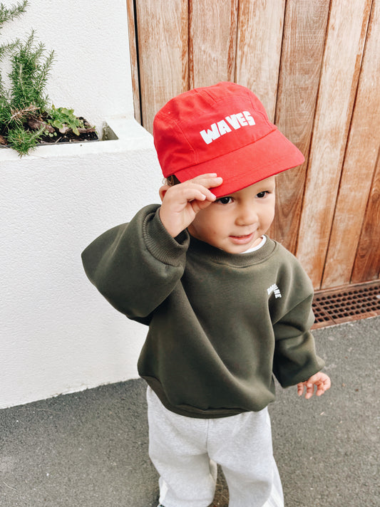 Casquette "Waves" Rouge