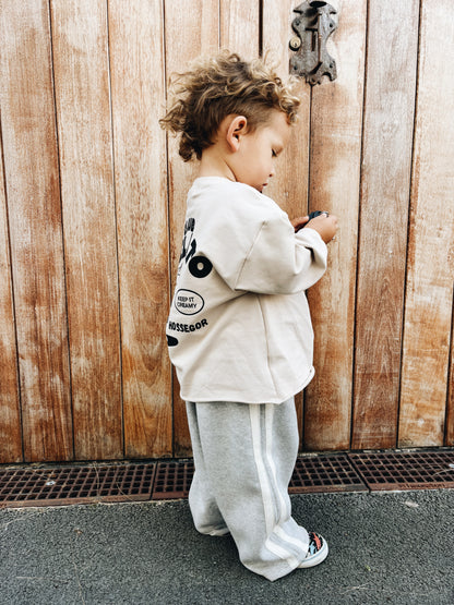 Sweat Léger "Gelato Club" - Avoine