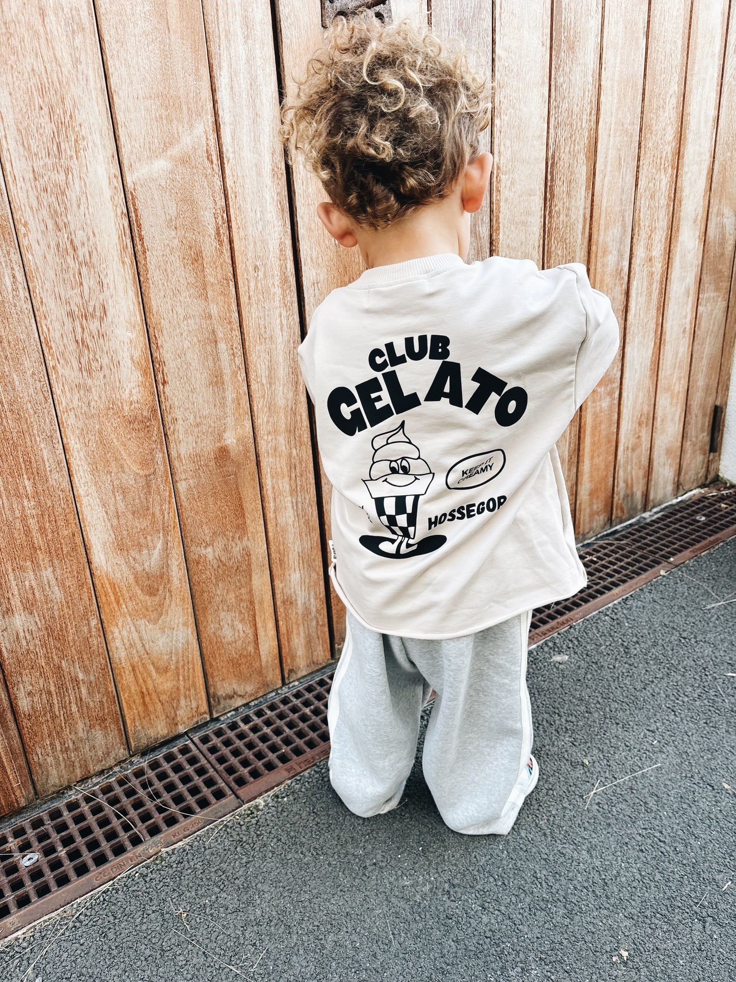 Sweat Léger "Gelato Club" - Avoine