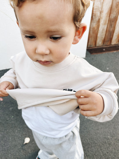 Sweat Léger "Gelato Club" - Avoine