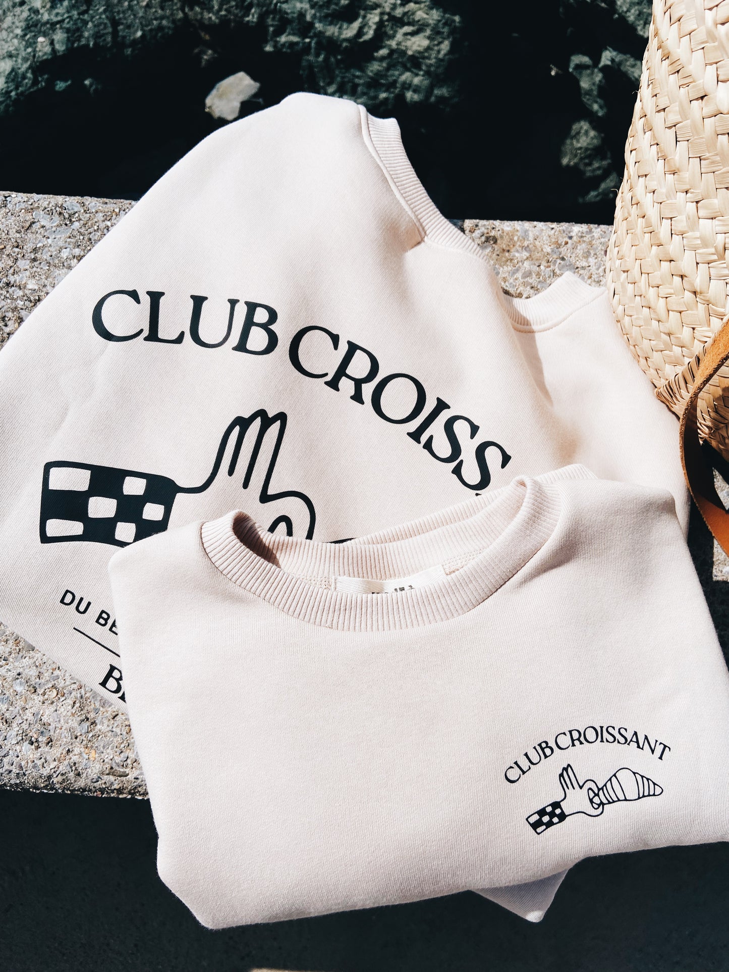 Sweat Adulte "Club croissant" À Personnaliser