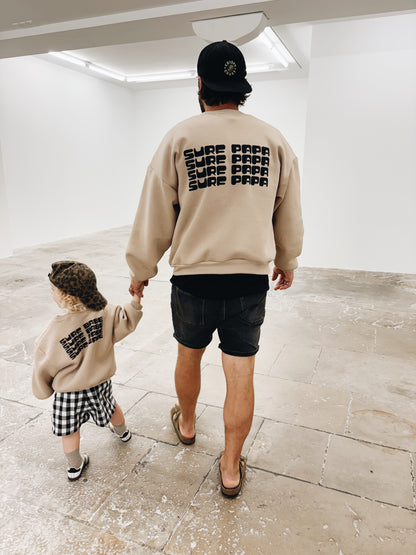 Sweat Adulte Homme "Surf Papa"