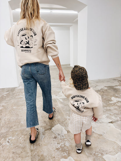 Sweat Adulte "Coffee lover club" À Personnaliser