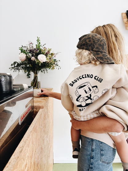 Sweat "Babyccino club" À Personnaliser - Avoine