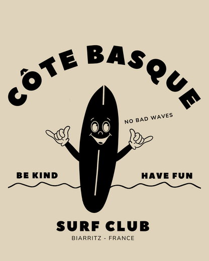 Sweat "Côte basque" - Beige foncé