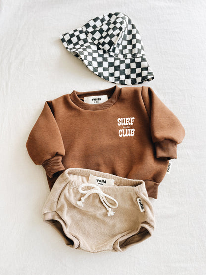 Short Éponge Beige Foncé